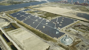 10,000KWの大規模太陽光発電 イメージ